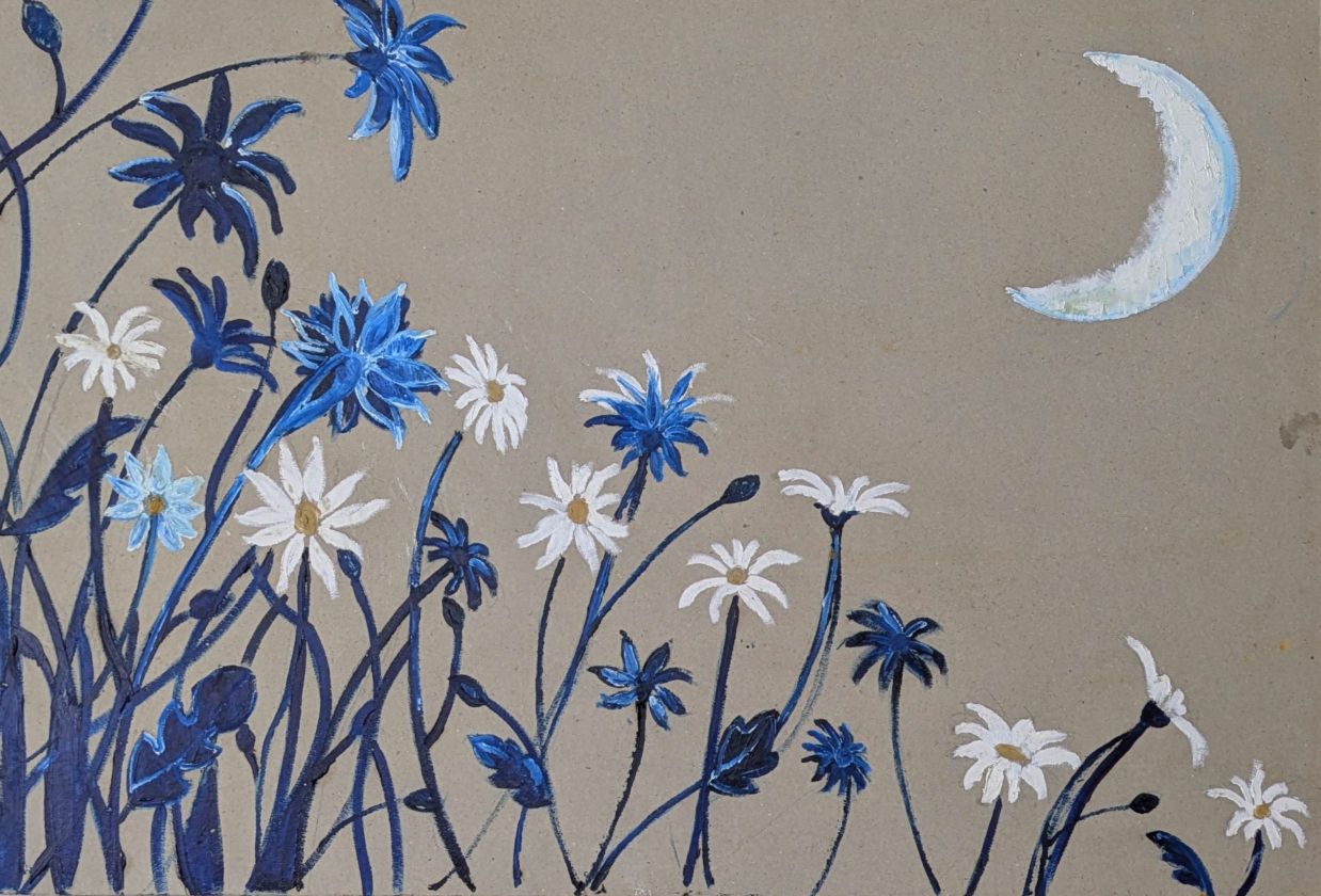 Fleurs délicates évoquant la douceur et la patience de l'approche thérapeutique de la douleur